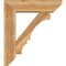 Ekena Millwork Balboa Slat Rough Sawn Bracket w/ Offset Brace, Western Red Cedar, 8"W x 30"D x 34"H BKT0806X30X34BOA06RWR - alternate 2